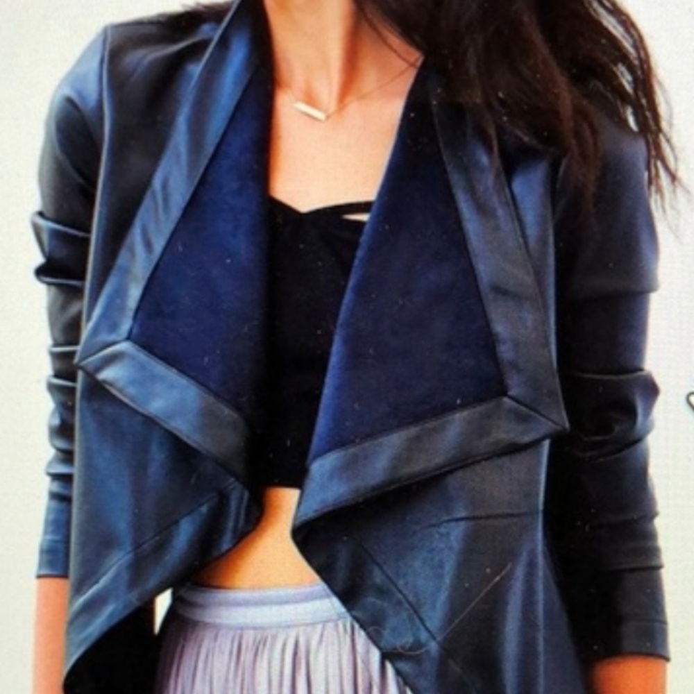 BB Dakota black vegan leather jacket